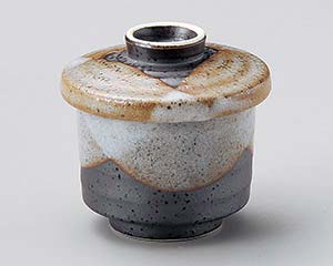 【まとめ買い10個セット品】和食器 ロ116-068 志野塗分むし碗(小)【キャンセル/返品不可】【ECJ】