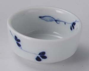 【まとめ買い10個セット品】和食器 ミ120-178 染付花絵 丸千代口【キャンセル/返品不可】【ECJ】