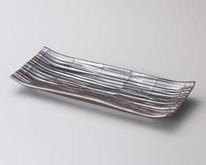 【まとめ買い10個セット品】和食器 ロ128-158 鉄砂 突出し皿【キャンセル/返品不可】【ECJ】