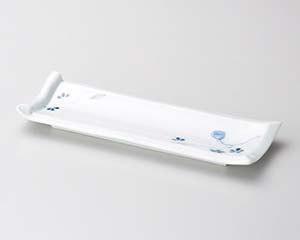 【まとめ買い10個セット品】和食器 ミ130-208 染付花絵 突出皿【キャンセル/返品不可】【ECJ】｜マルシェ＆キッチンカーWORLD