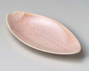 【まとめ買い10個セット品】和食器 イ130-218 窯変桜花びら長皿 大【キャンセル/返品不可】【ECJ】|マルシェ&キッチンカーWORLD