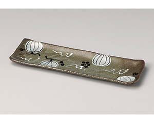 【まとめ買い10個仕かける品】和食器 ロ136-188 山帰来長皿【取りやめる/返品不可】【ECJ】 キッチン用品・食器・調理器具-食器
