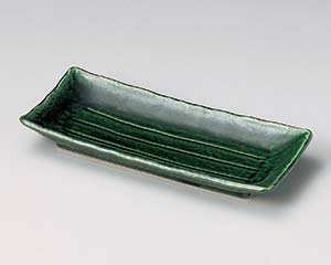 【まとめ買い10個セット品】和食器 ユ139-098 織部さんま皿【キャンセル/返品不可】【ECJ】|マルシェ&キッチンカーWORLD
