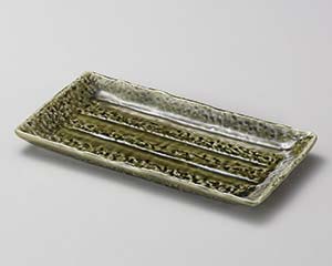 【まとめ買い10個セット品】和食器 カ148-178 アジアン織部焼物皿【キャンセル/返品不可】【ECJ】