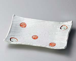 【まとめ買い10個セット品】和食器 テ162-158 粉引丸紋26角皿【キャンセル/返品不可】【ECJ】 27,540円