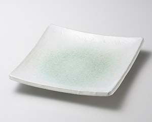【まとめ買い10個セット品】和食器 ロ186-028 新緑7.0正角皿【キャンセル/返品不可】【ECJ】｜マルシェ＆キッチンカーWORLD