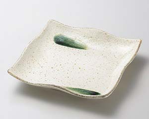 【まとめ買い10個セット品】和食器 ミ189-348 土化粧 正角7.0皿【キャンセル/返品不可】【ECJ】