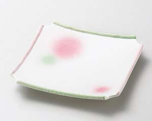 【まとめ買い10個セット品】和食器 ユ192-068 淡雪二色吹 すみ切前菜皿【キャンセル/返品不可】【ECJ】