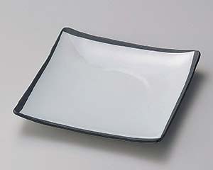 【まとめ買い10個書き割り品】和食器 ロ192-148 あかり6.0正角皿【取りやめる/返品不可】【ECJ】