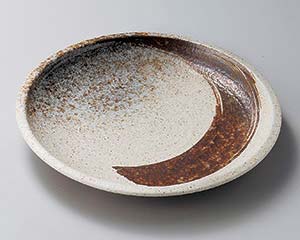 【まとめ買い10個セット品】和食器 ハ208-158 志野サビ刷毛括り手8.0皿【キャンセル/返品不可】【ECJ】｜マルシェ＆キッチンカーWORLD