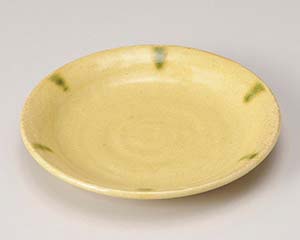 【まとめ買い10個セット品】和食器 オ213-238 ネオクラフト 黄瀬戸5.0皿【キャンセル/返品不可】【ECJ】