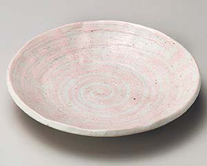 【まとめ買い10個仕掛ける品】和食器 イ230-648 桃李手捻5.0皿【取りやめる/返品不可】【ECJ】