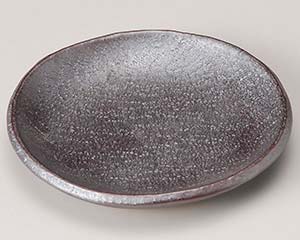 【まとめ買い10個セット品】和食器 ホ226-048 赤銀彩5.0皿【キャンセル/返品不可】【ECJ】｜マルシェ＆キッチンカーWORLD