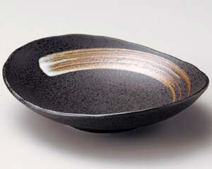 【まとめ買い10個セット品】和食器 イ222-128 白刷毛天目楕円取り鉢小【キャンセル/返品不可】【ECJ】｜マルシェ＆キッチンカーWORLD