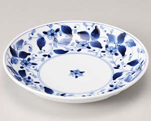 【まとめ買い10個セット品】和食器 キ229-168 染付彩華7.0皿【キャンセル/返品不可】【ECJ】|マルシェ&キッチンカーWORLD