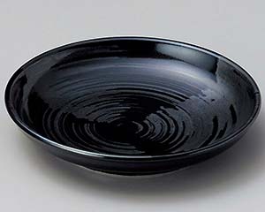 【まとめ買い10個仕掛ける品】和食器 キ231-398 風力タービン(黒)5.0皿【取りやめる/返品不可】【ECJ】