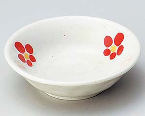 【まとめ買い10個セット品】和食器 テ234-358 赤絵梅3.0深皿【キャンセル/返品不可】【ECJ】