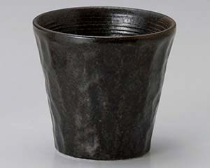 【まとめ買い10個セット品】和食器 カ281-348 黒伊良保焼酎カップ【キャンセル/返品不可】【ECJ】