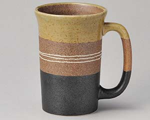 【まとめ買い10個セット品】和食器 イ274-348 黄糸車 ビアジョッキー【キャンセル/返品不可】【ECJ】