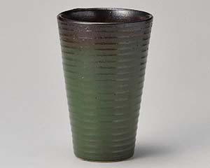 【まとめ買い10個書き割り品】和食器 ロ275-028 ふかみどり ビアカップ(大)【とり止める/返品不可】【ECJ】