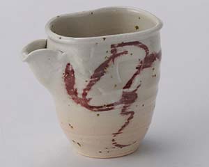 和食器 メ276-197 赤絵片口冷酒器(大)