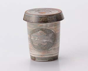【まとめ買い10個セット品】和食器 ツ287-048 象嵌魚紋ヒレ酒【キャンセル/返品不可】【ECJ】|マルシェ&キッチンカーWORLD
