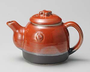 【まとめ買い10個セット品】和食器 テ299-388 赤釉タレ入(大)【キャンセル/返品不可】【ECJ】
