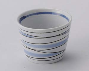 【まとめ買い10個仕掛ける品】和食器 ネ303-148 水流目の前猪口【取りやめる/返品不可】【ECJ】