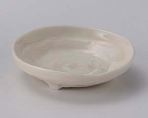【まとめ買い10個セット品】和食器 ア303-268 三ツ足粉引3.0深皿【キャンセル/返品不可】【ECJ】