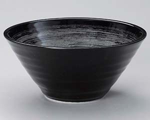 【まとめ買い10個セット品】和食器 ト326-308 玄潮水輪6.5麺丼【キャンセル/返品不可】【ECJ】｜マルシェ＆キッチンカーWORLD