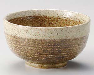 【まとめ買い10個セット品】和食器 ワ338-208 フチ粉引4.1ロクロ目丼【キャンセル/返品不可】【ECJ】