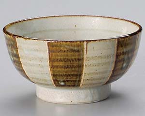【まとめ買い10個セット品】和食器 ホ323-218 錆十草5.5高台丼【キャンセル/返品不可】【ECJ】