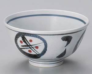 【まとめ買い10個セット品】和食器 ユ332-458 丸紋釉裏紅反5.8丼【キャンセル/返品不可】【ECJ】