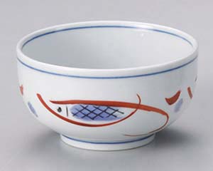 【まとめ買い10個セット品】和食器 ヤ351-128 手描き魚紋多用碗【キャンセル/返品不可】【ECJ】｜マルシェ＆キッチンカーWORLD