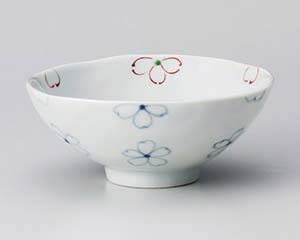 【まとめ買い10個セット品】和食器 オ372-198 花みずき平茶碗(大)【キャンセル/返品不可】【ECJ】｜マルシェ＆キッチンカーWORLD