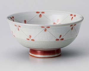 【まとめ買い10個セット品】和食器 ア373-168 粉引き花つなぎ中平【キャンセル/返品不可】【ECJ】｜マルシェ＆キッチンカーWORLD