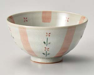 【まとめ買い10個セット品】和食器 ア372-328 花十草茶碗赤【キャンセル/返品不可】【ECJ】｜マルシェ＆キッチンカーWORLD