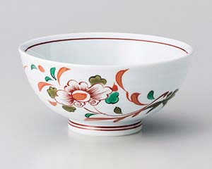 【まとめ買い10個セット品】和食器 ウ368-048 錦草花飯碗【キャンセル/返品不可】【ECJ】