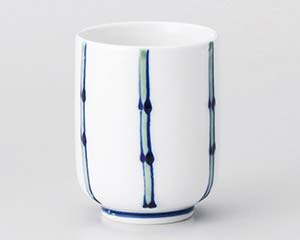 【まとめ買い10個セット品】和食器 ロ380-028 一珍竹十草長湯呑【キャンセル/返品不可】【ECJ】