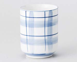 【まとめ買い10個セット品】和食器 ロ380-058 格子長湯呑【キャンセル/返品不可】【ECJ】