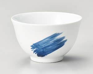 【まとめ買い10個セット品】和食器 ハ388-338 呉須刷毛反煎茶【キャンセル/返品不可】【ECJ】
