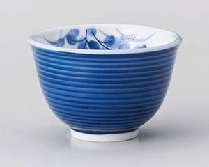 【まとめ買い10個セット品】和食器 カ390-238 呉須巻小萩反煎茶(厚口)【キャンセル/返品不可】【ECJ】