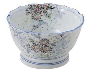 【まとめ買い10個セット品】和食器 オ442-108 古染錦春日野 桔梗型3.6丼【キャンセル/返品不可】【ECJ】 21,653円