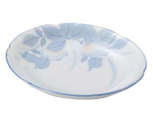 【まとめ買い10個セット品】和食器 ア444-038 まごころ 花型4.0皿【キャンセル/返品不可】【ECJ】