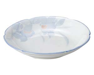 【まとめ買い10個セット品】和食器 ア444-048 まごころ 花型5.0皿【キャンセル/返品不可】【ECJ】