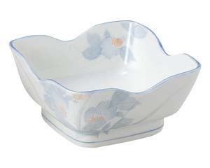 【まとめ買い10個セット品】和食器 ア444-308 まごころ 花角刺身鉢【キャンセル/返品不可】【ECJ】｜マルシェ＆キッチンカーWORLD