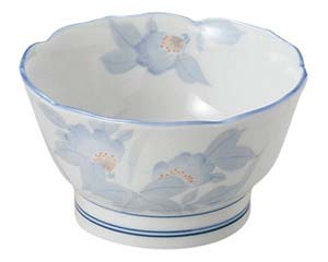 【まとめ買い10個セット品】和食器 ア444-358 まごころ 桔梗型4.5鉢【キャンセル/返品不可】【ECJ】