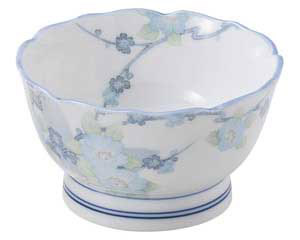 【まとめ買い10個セット品】和食器 ミ474-038 やすらぎ 桔梗形4.0丼【キャンセル/返品不可】【ECJ】｜マルシェ＆キッチンカーWORLD