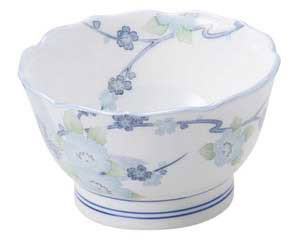 【まとめ買い10個セット品】和食器 ミ474-048 やすらぎ 桔梗形3.6丼【キャンセル/返品不可】【ECJ】｜マルシェ＆キッチンカーWORLD