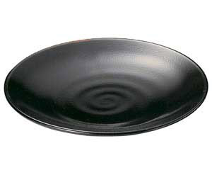 【まとめ買い10個セット品】和食器 ツ436-178 ゆず天目 丸7.0皿【キャンセル/返品不可】【ECJ】